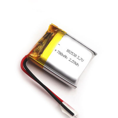 Батарея полимера KC 102530 700mAh 3,7 v Li перезаряжаемые для аппаратуры красоты Massager