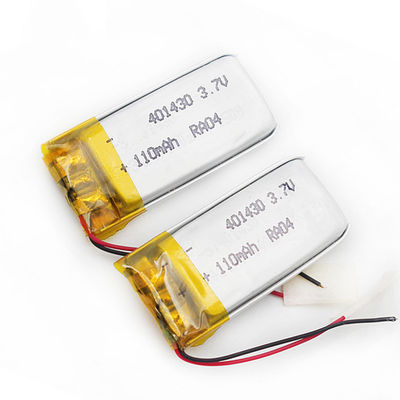 Батарея перезаряжаемые батареи 401430 110mAh Lipo полимера Li отслежывателя GPS