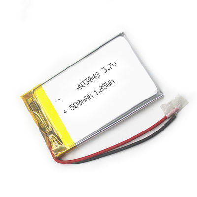 MSDS батарея ультра тонко 403048 полимера лития 3,7 вольт плоская