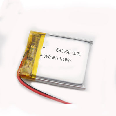 Батареи игрушки батареи Lipo лития 300mAh ROHS 502530 электронные с PCB