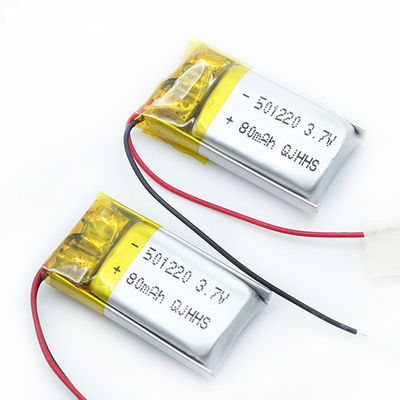 Мини беспроводная батарея IEC62133 401120 501220 Earbuds 50mah 80mah Lipo