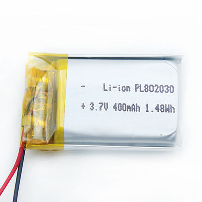 802030 батарея батареи 3.7V 400mAh Lipo полимера Li CE KC перезаряжаемые