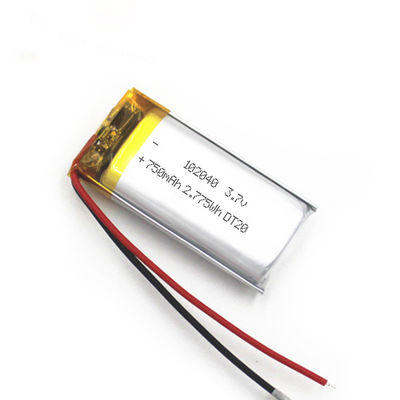 Батарея полимера 102040 перезаряжаемые Li
