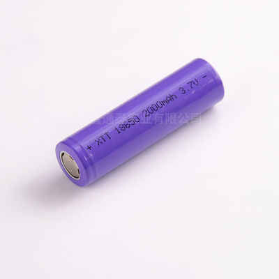 батарея 3,7 v 2000mah 7,4 Wh иона 0.2C перезаряжаемые Li цилиндрическое 300 раз