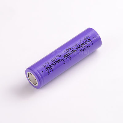 батарея 3,7 v 2000mah 7,4 Wh иона 0.2C перезаряжаемые Li цилиндрическое 300 раз