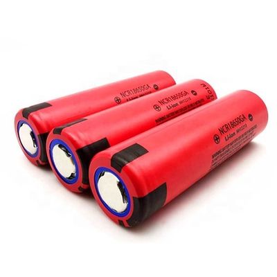 Красная перезаряжаемые батарея 2400Mah 3.7V MSDS Nmc лампы 18650