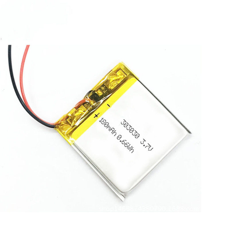 Саморазряжение батареи полимера ROHS 180mah 303030 3,7 v Li низкое с PCM