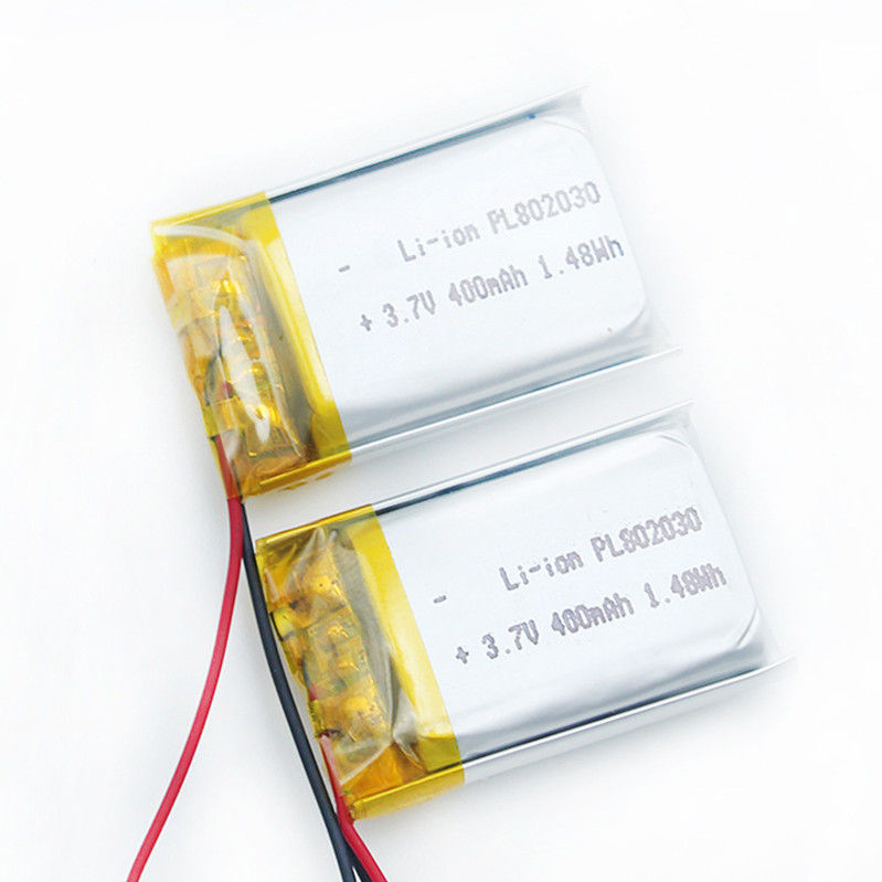 802030 батарея батареи 3.7V 400mAh Lipo полимера Li CE KC перезаряжаемые